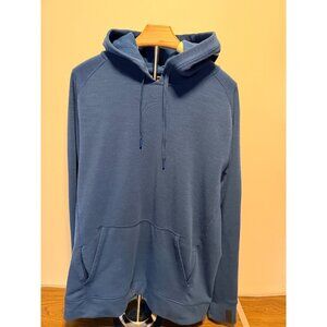 Ten Thousand Merino Tech Hoodie Mens Size XL Blue Polyester Wool Stretch